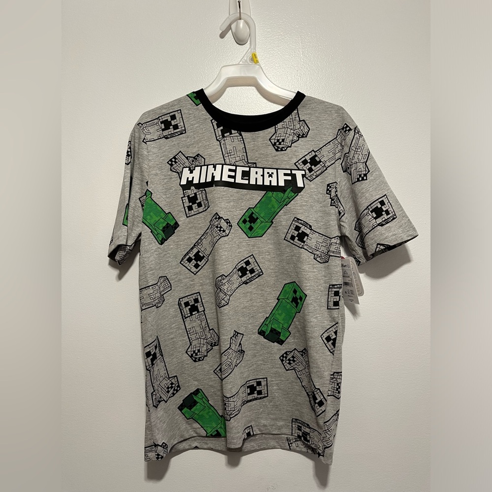 NWT Cotton Minecraft Kids SZ L (10-12) short sleeve t-shirt